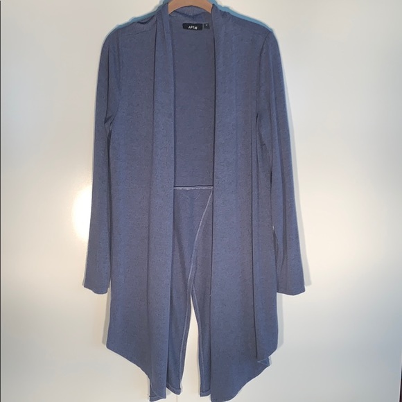 Blue Lightweight Split Back Cardigan - Picture 1 of 5